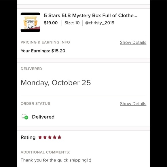 5 Stars 5 LB Mystery Box Full of clothes/goodies/ treasure 30 dollars - Picture 9 of 10